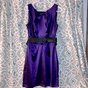 Sleeveless Belted Dress